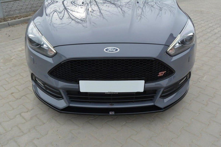 Maxton Design Ford Focus ST MK3 (Facelift) Front Splitter V.2