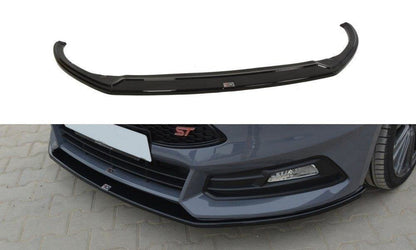 Maxton Design FO-FO-3F-ST-FD2T Front Splitter V.2 Ford Focus ST MK3 (Facelift) | ML Performance UK Car Parts