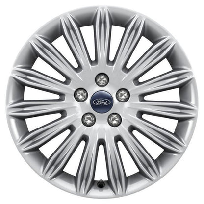 GENUINE FORD 1859247 x4 SET OF 4 MONDEO ALLOY WHEEL 17" 15-SPOKE DESIGN, SPARKLE SILVER, 2014 - 2021 | ML Performance UK