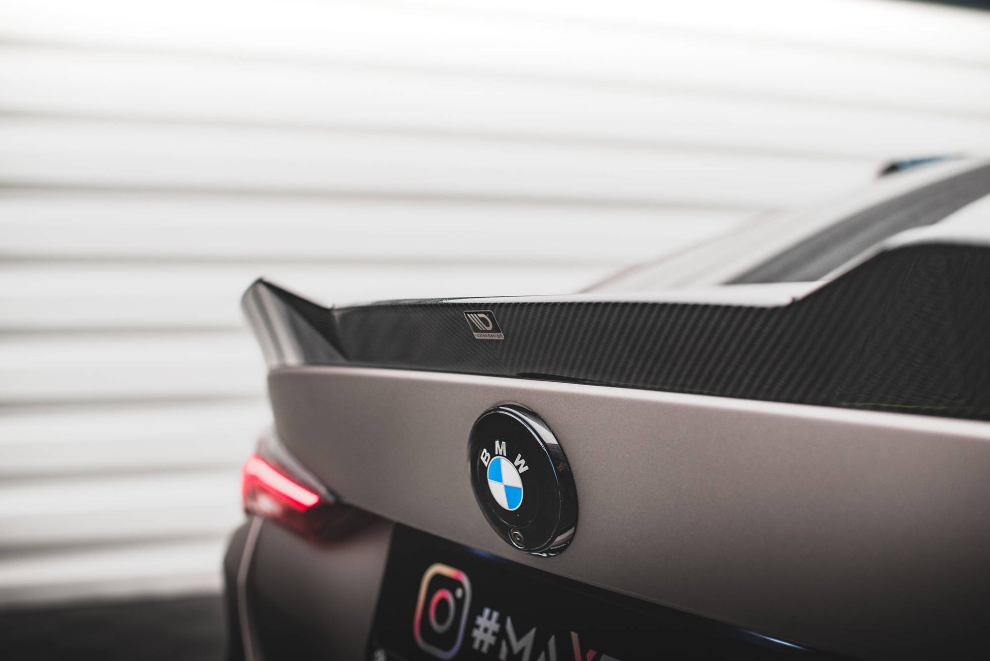 MAXTON DESIGN CF-BM-4-G82-M-H1-245-P CARBON FIBER TAILGATE SPOILER BMW M4 G82 | ML Performance