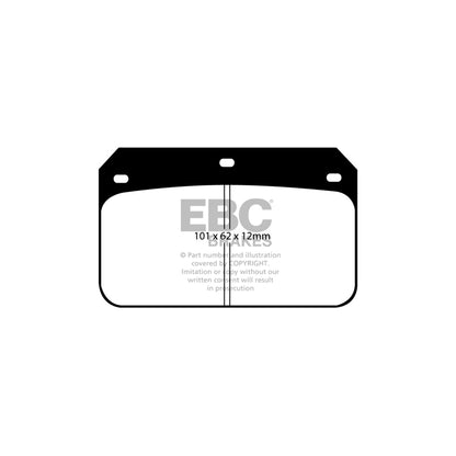 EBC DP2001 Greenstuff 2000 Series Sport Brake Pads 2 | ML Performance UK Car Parts