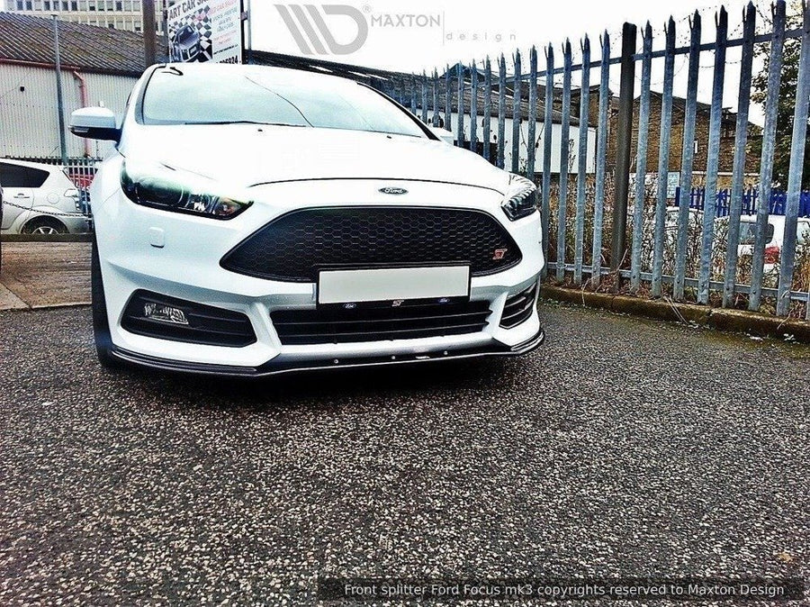 Maxton Design Ford Focus ST MK3 (Facelift) Front Splitter V.1