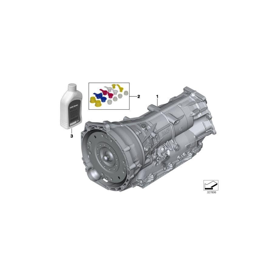 Genuine BMW 24007642253 E84 Exch. Automatic Transmission Eh GA8HP45X (Inc. X1 18dX & X1 20dX) | ML Performance UK Car Parts