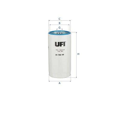 UFI 24.163.00 Fuel Filter