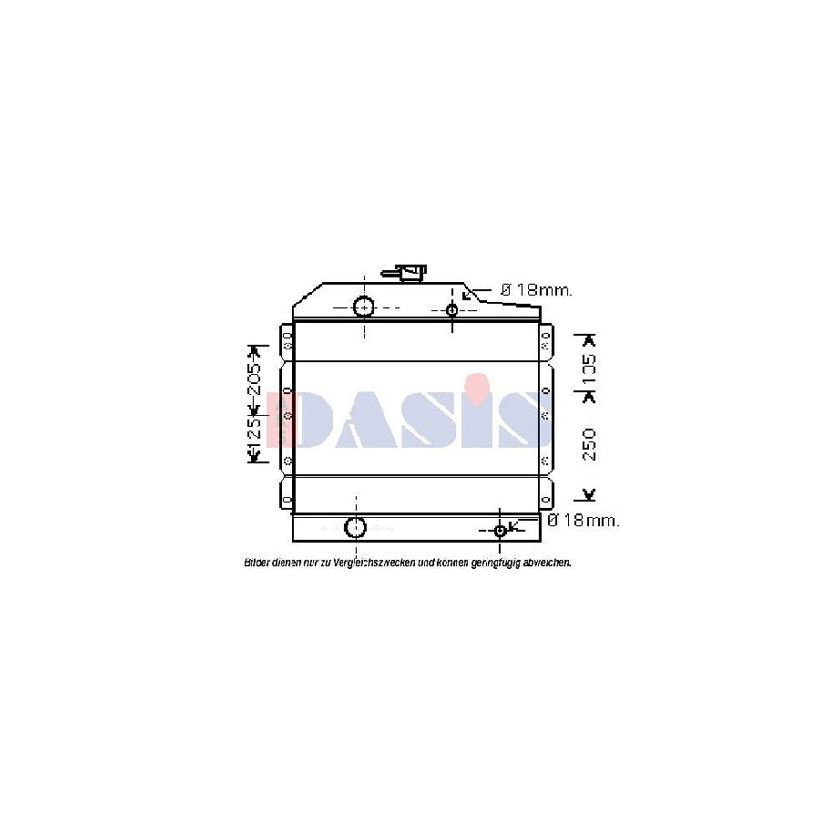 AKS Dasis 460009N Engine Radiator | ML Performance UK