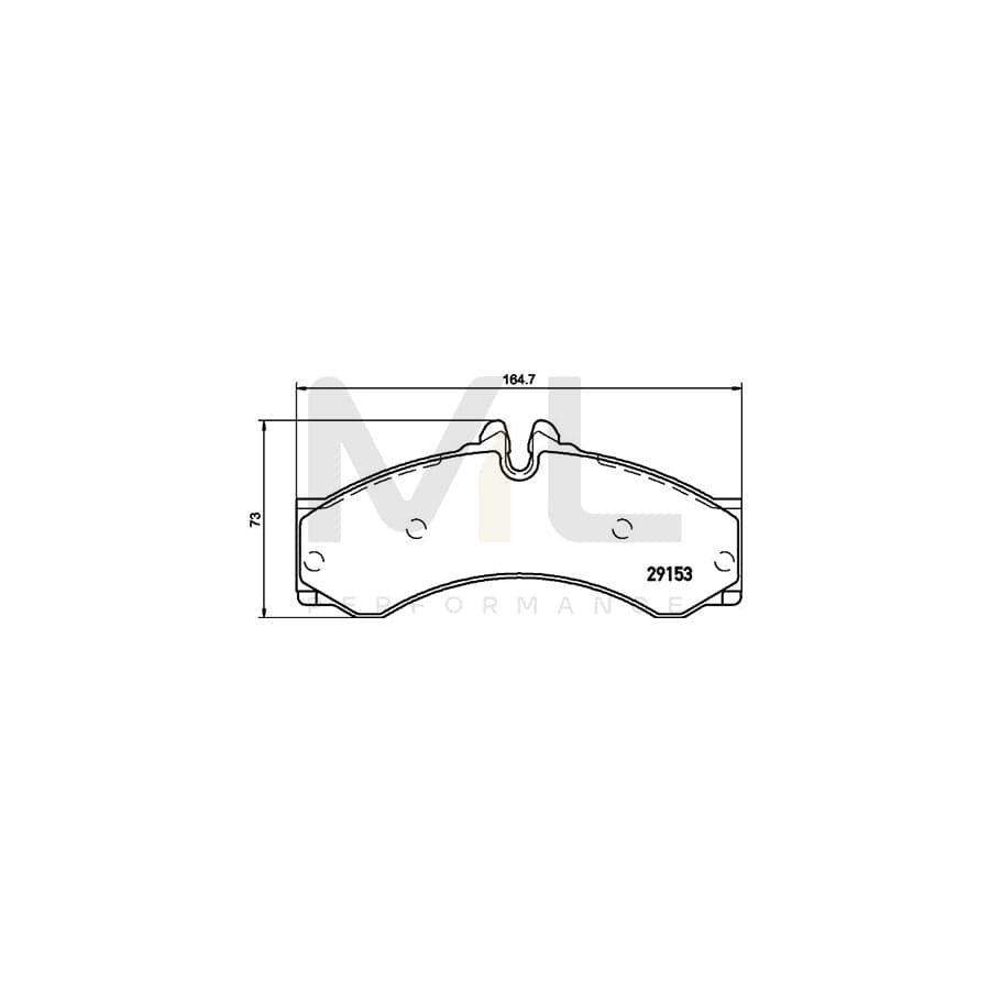 TEXTAR 2915370 Brake pad set Kit, incl. wear warning contact | ML Performance Car Parts