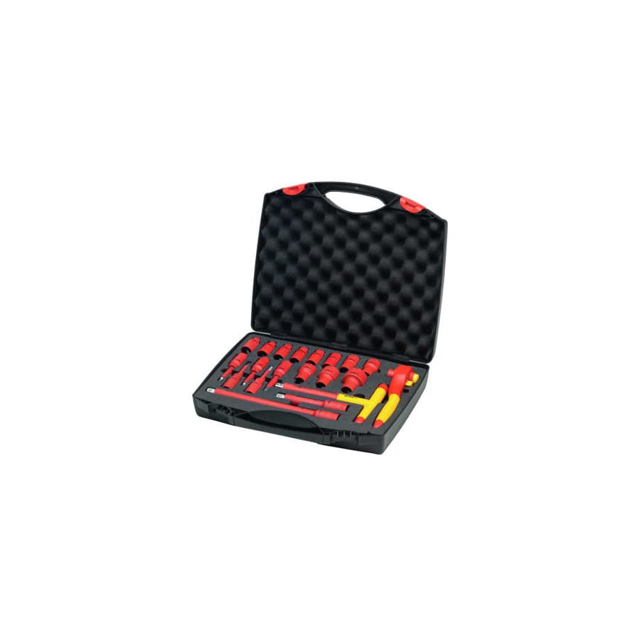 Wiha WHA43024 Insulated 1/2in Ratchet Wrench Set, 21 Piece (inc. Case) | ML Performance UK