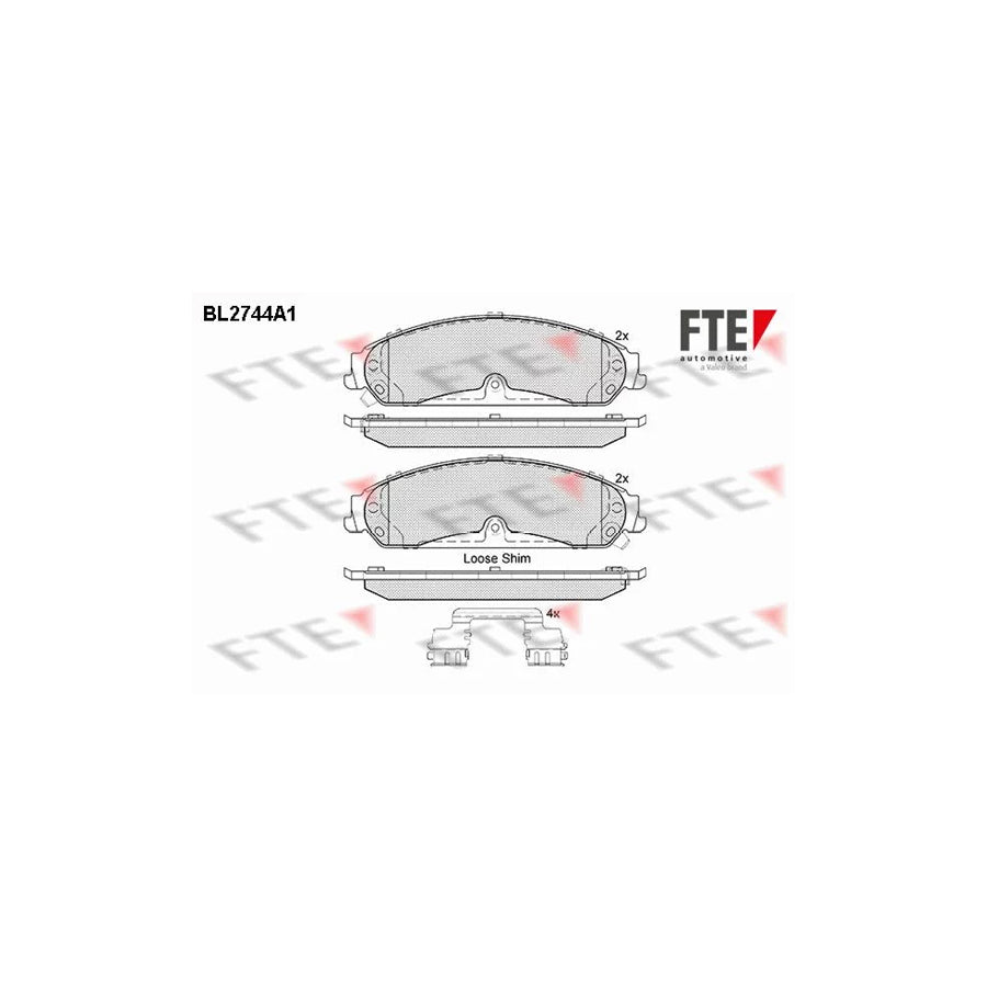 Fte BL2744A1 Brake Pad Set | ML Performance UK Car Parts