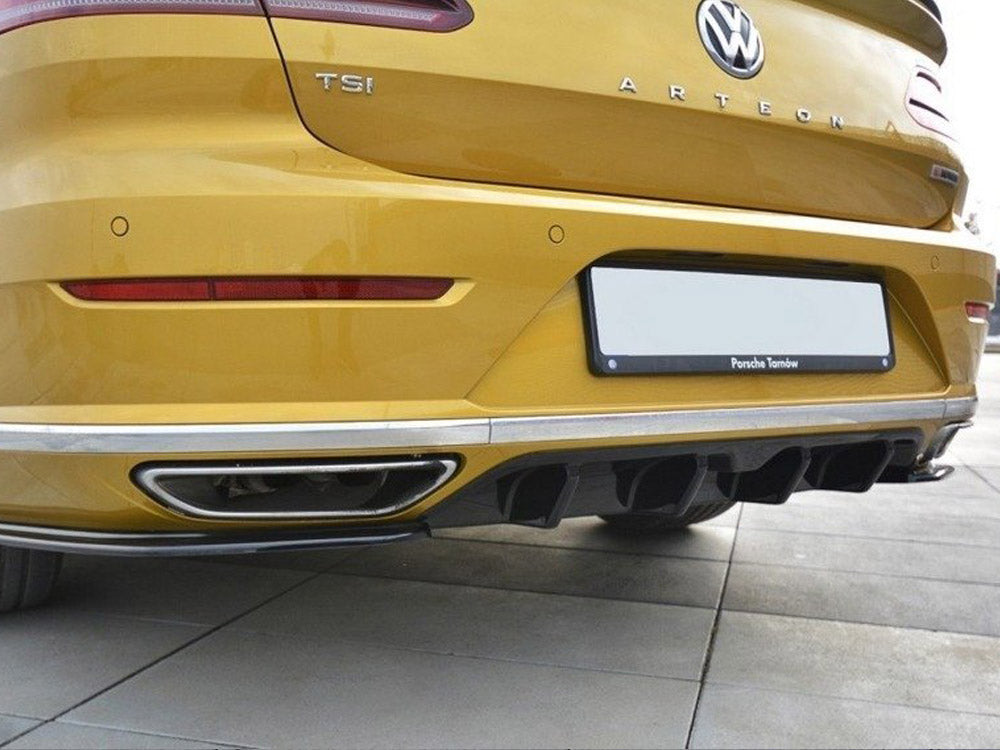 Maxton Design VW-AR-1-RLINE-RS1T Rear Diffuser VW Arteon R-line (2017-) | ML Performance UK Car Parts