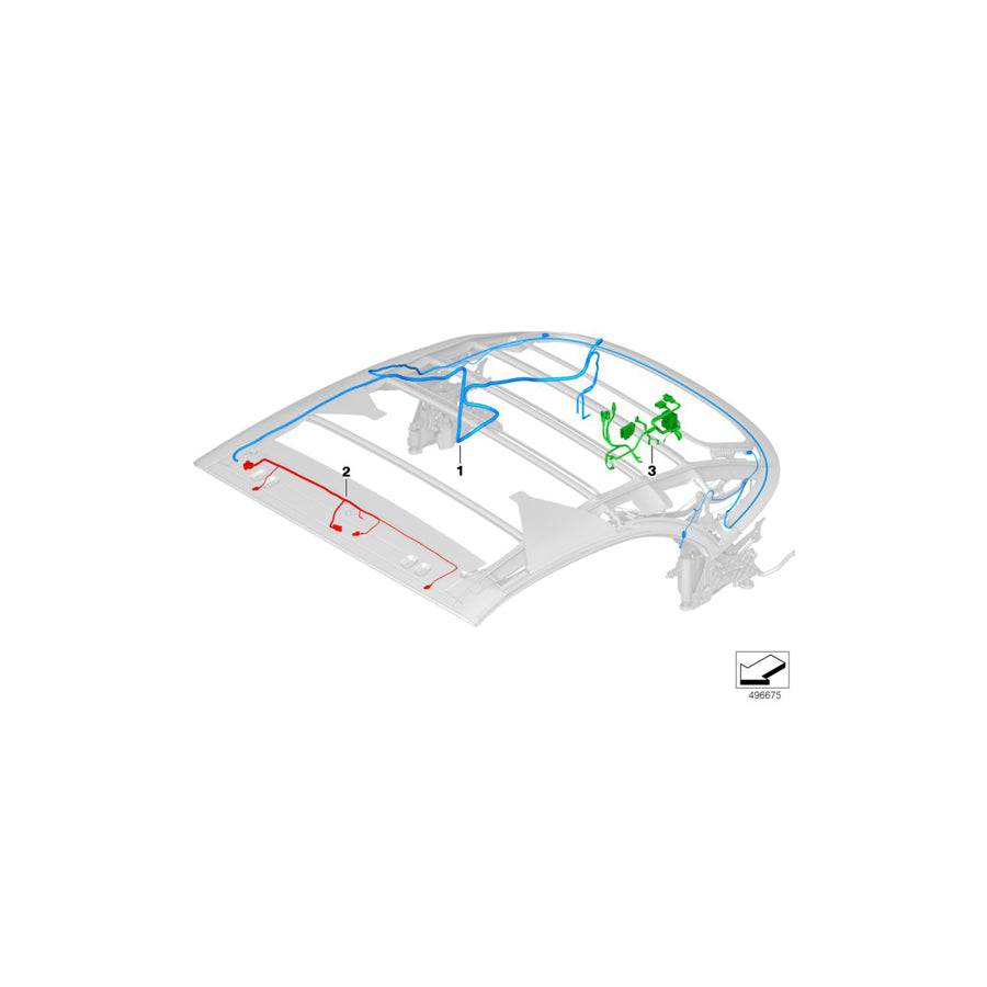 Genuine BMW 54347947305 F91 G14 Cable Harness, Hydraulic Unit (Inc. 840dX, 840i & 840iX) | ML Performance UK