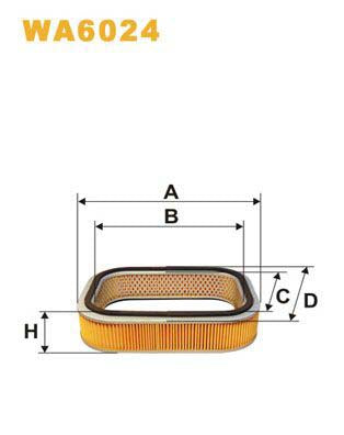 WIX Filters WA6024 Air Filter