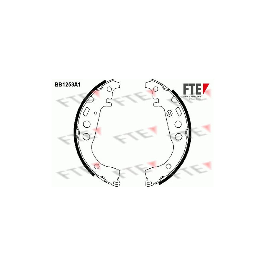 Fte BB1253A1 Brake Shoe Set For Toyota Yaris | ML Performance UK Car Parts