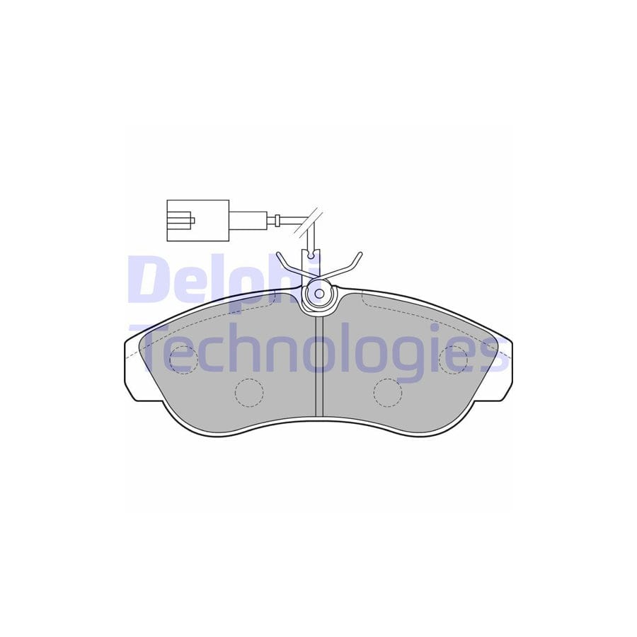 Delphi Lp1749 Brake Pad Set