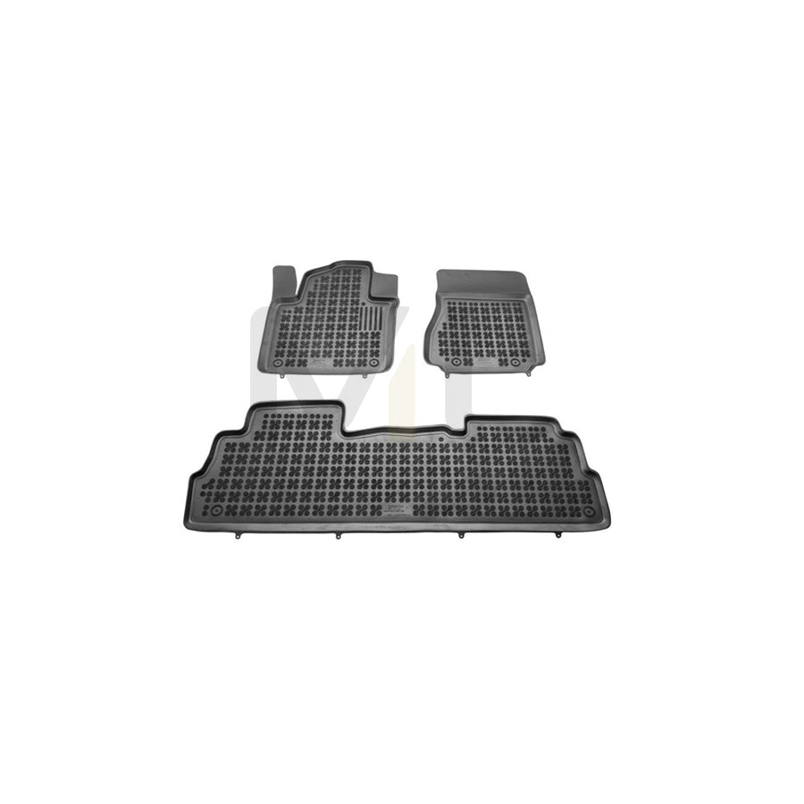 REZAW PLAST 201814 Floor mat set for NISSAN NV200 Elastomer, Front and Rear, Black | ML Performance Car Parts