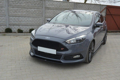 Maxton Design Ford Focus ST MK3 (Facelift) Front Splitter V.2