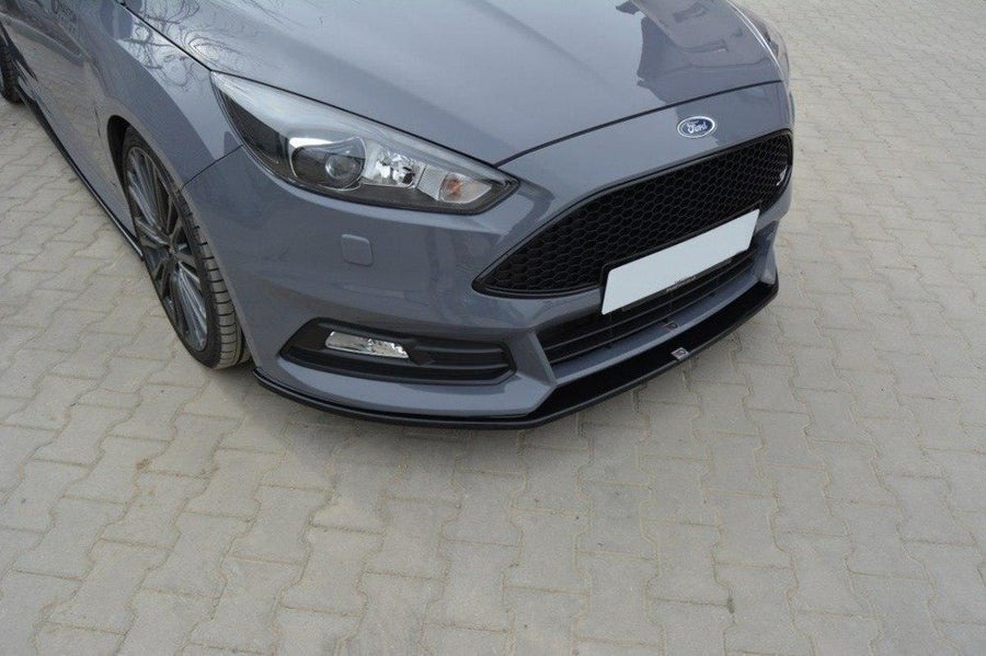 Maxton Design Ford Focus ST MK3 (Facelift) Front Splitter V.2