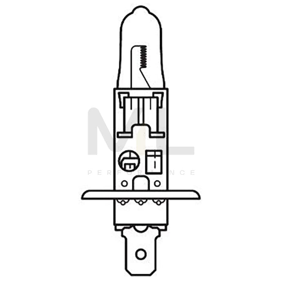 OSRAM 64150CBN Bulb, spotlight H1 12V 55W P14,5s 4200K Halogen | ML Performance Car Parts