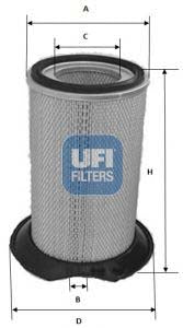 UFI 27.614.00 Air Filter