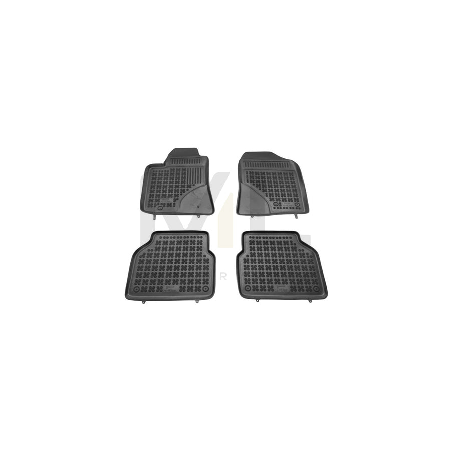 REZAW PLAST Tailored 201404 Floor mat set for TOYOTA AVENSIS Elastomer, Front and Rear, Quantity: 4, Black | ML Performance Car Parts