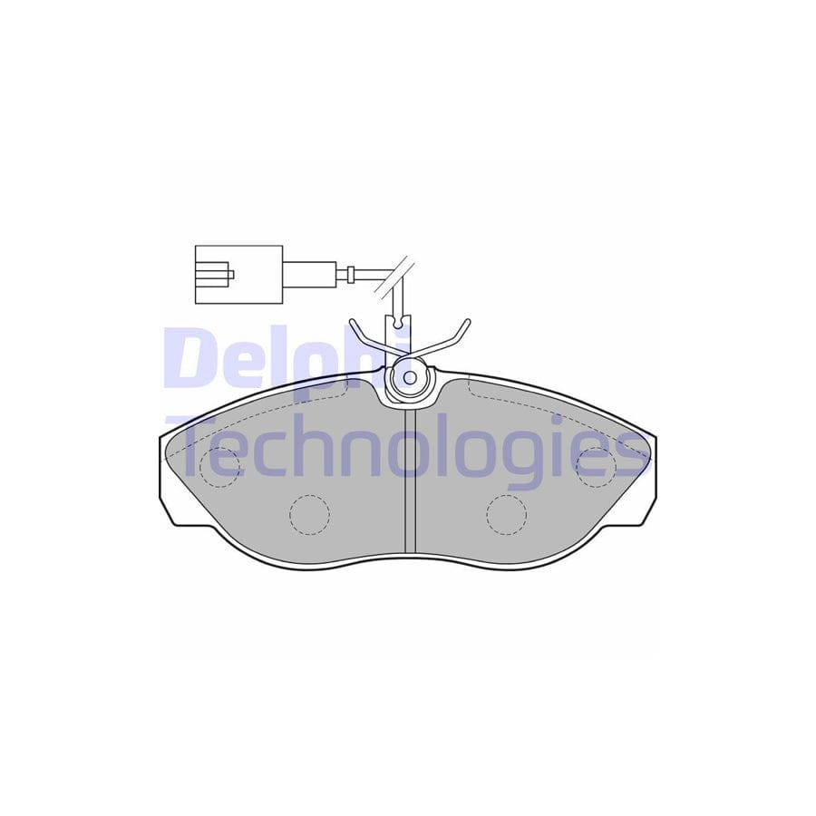 Delphi Lp1748 Brake Pad Set