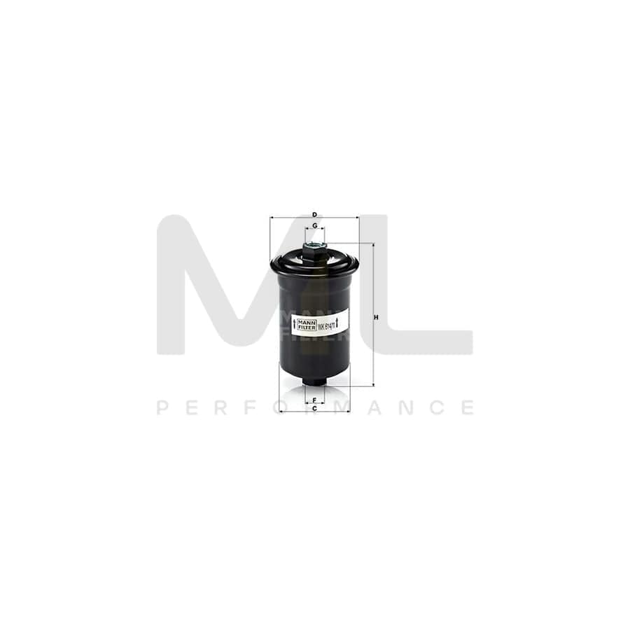 MANN-FILTER WK 614/11 Fuel filter In-Line Filter | ML Performance Car Parts