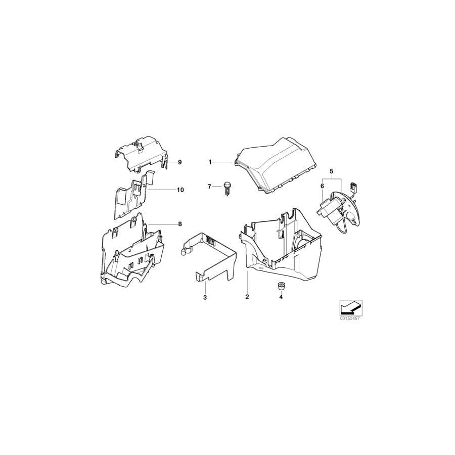 Genuine BMW 12907836626 E85 E86 Carrier Plate (Inc.  & Z4 M3.2) | ML Performance UK Car Parts