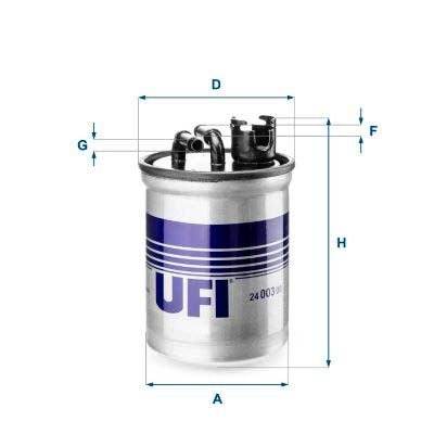 UFI 24.003.00 Fuel Filter