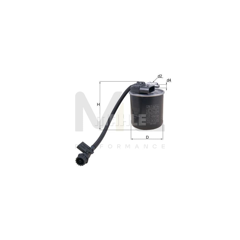 MAHLE ORIGINAL KL 947 Fuel filter In-Line Filter | ML Performance Car Parts