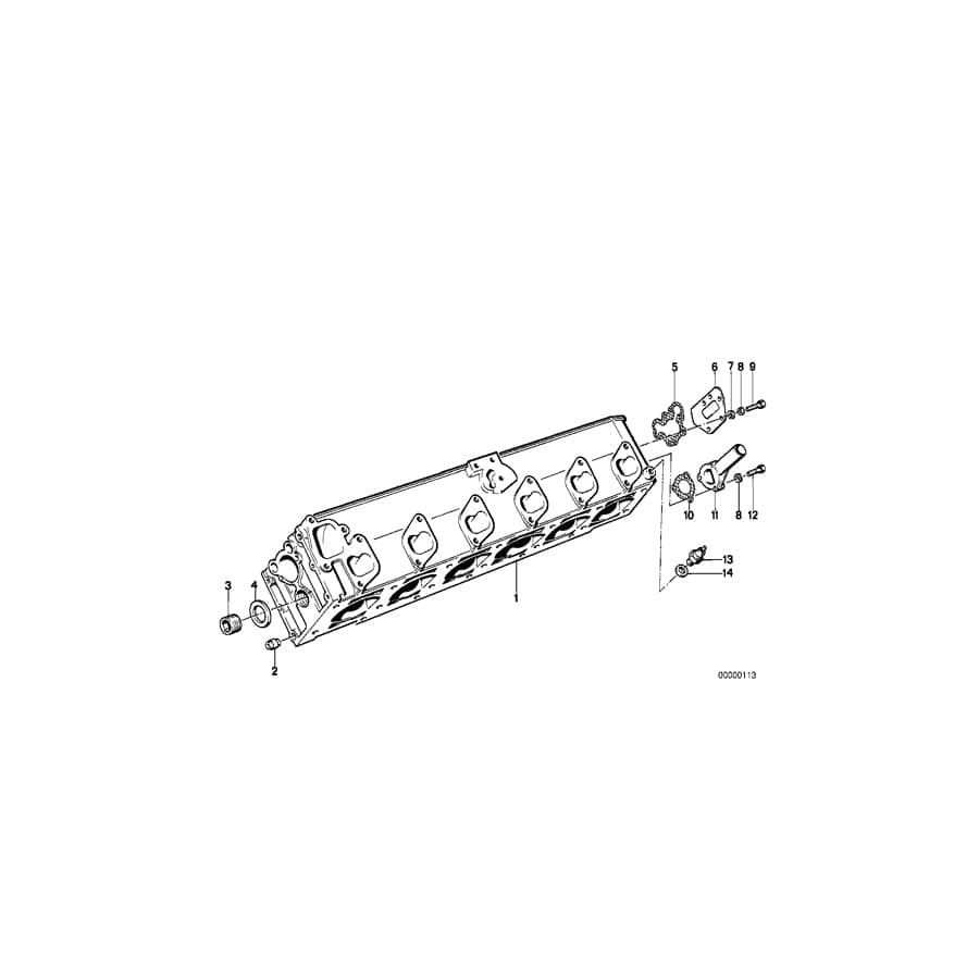 Genuine BMW 11129068833 E28 Exch. Cylinder Head (Sales Campaign) (Inc. 525i) | ML Performance UK Car Parts