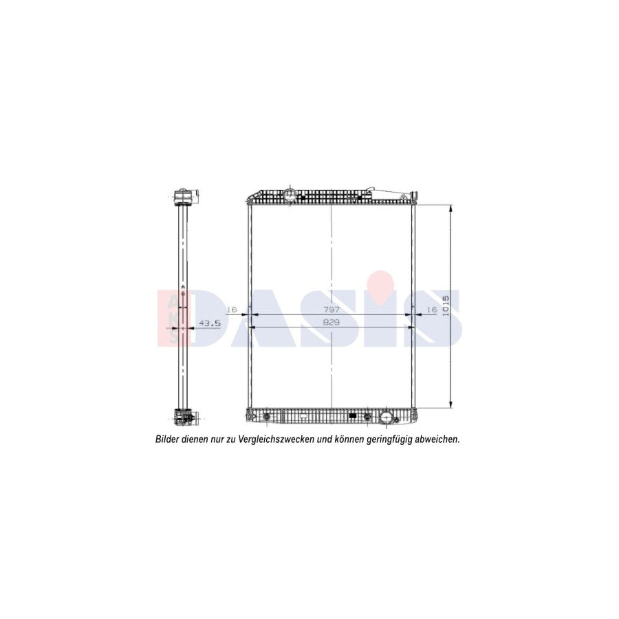 AKS Dasis 131005S Engine Radiator | ML Performance UK