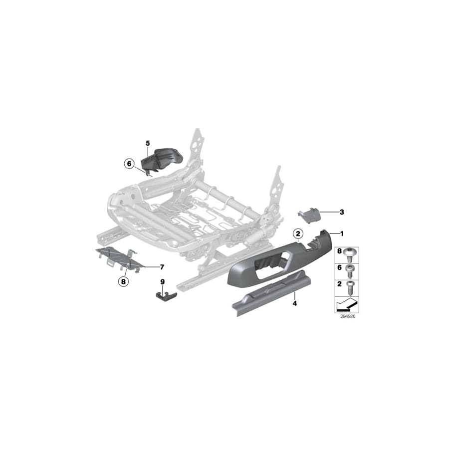 Genuine BMW 52107240225 F22 F20 Bracket Control Unit Left (Inc. M2 Competition, 320i ed & 420iX) | ML Performance UK Car Parts