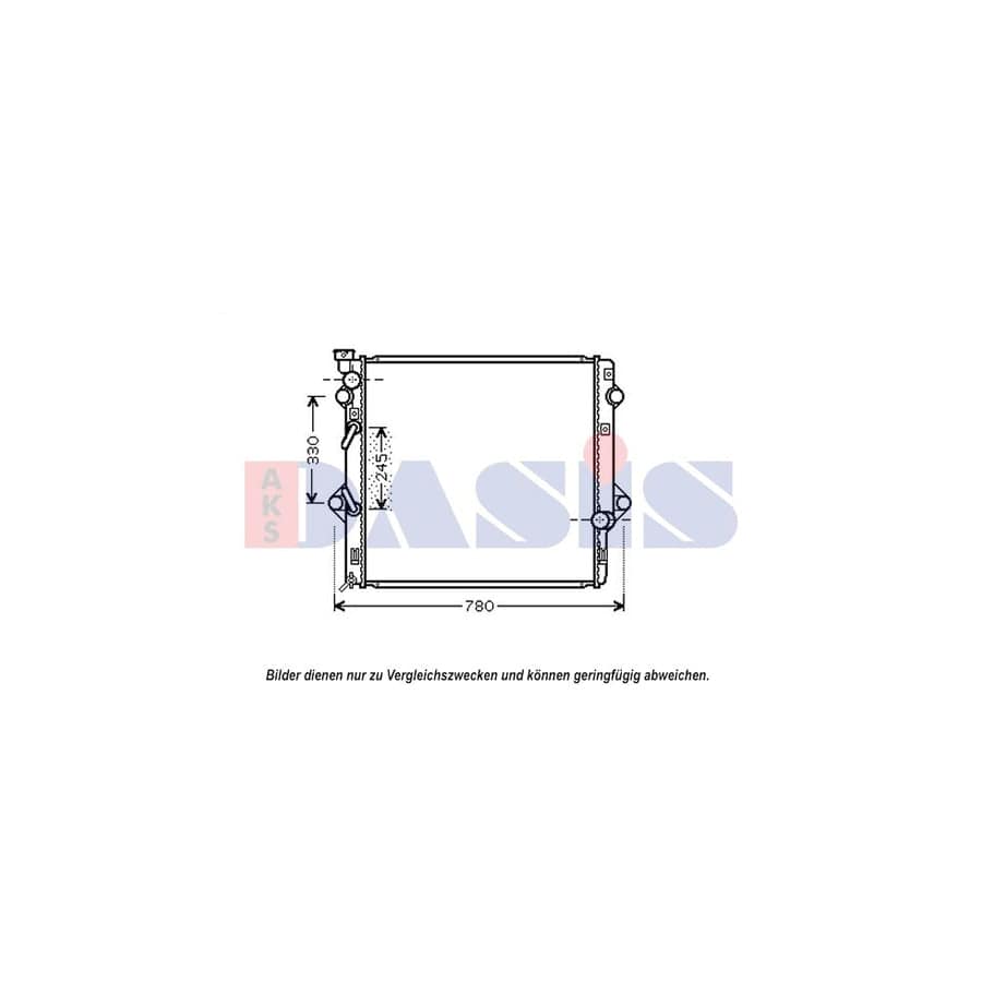 AKS Dasis 210243N Engine Radiator For Lexus Gx II (J150) | ML Performance UK