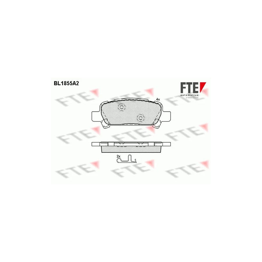 Fte BL1855A2 Brake Pad Set | ML Performance UK Car Parts