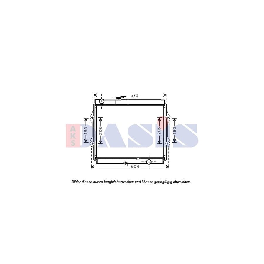 AKS Dasis 210245N Engine Radiator For Toyota Hilux Vi Pickup | ML Performance UK