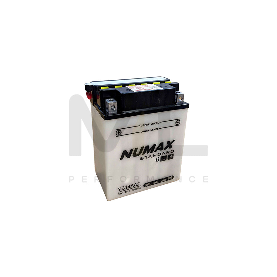 YB14A-A2 Numax Motorbike Battery | Car Batteries UK | ML Performance Car Parts