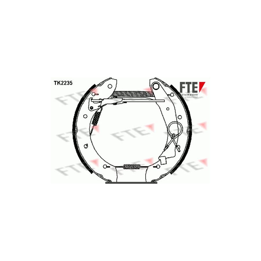 Fte 9110022 Brake Shoe Set | ML Performance UK Car Parts