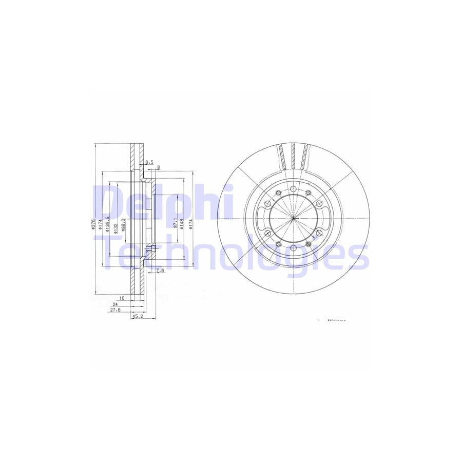 Delphi Bg3099 Brake Disc