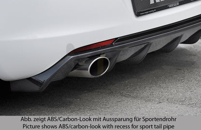 Rieger 00051315 Opel Astra J Rear Diffuser 1 | ML Performance UK Car Parts