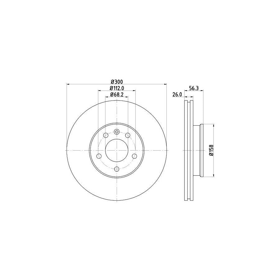 Hella 8FH 351 311-341 Heater Matrix