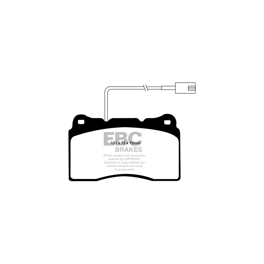 EBC PLK1579 Lancia Kappa Yellowstuff Pads and Brake Line Performance Pack - Girling/TRW Caliper 2 | ML Performance UK Car Parts