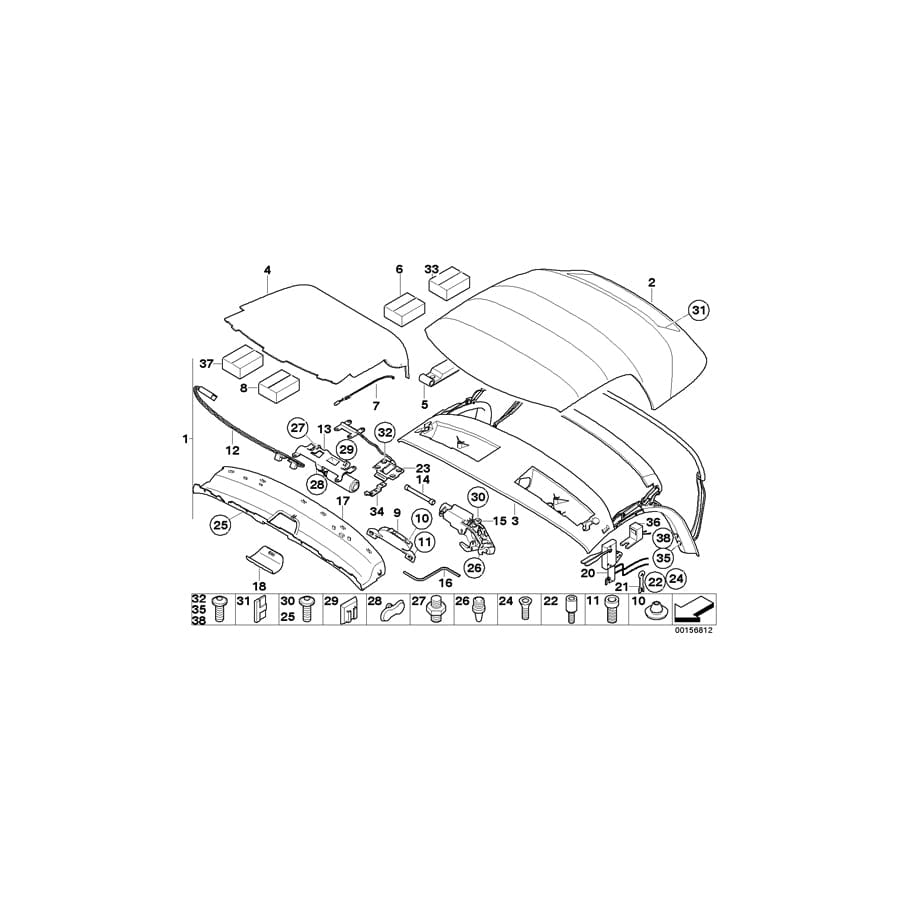 Genuine BMW 54347127163 E85 Mounting, Cable Plug (Inc. Z4) | ML Performance UK Car Parts