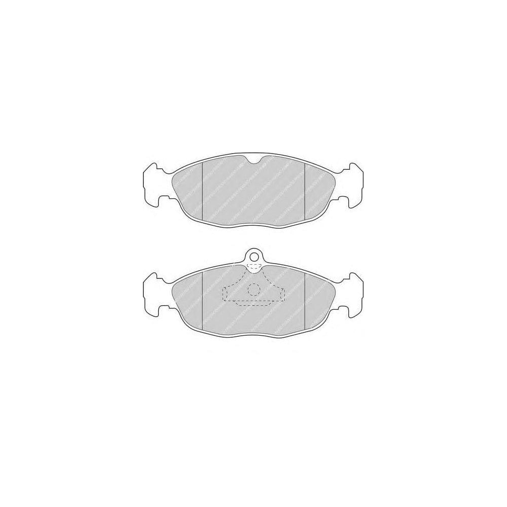 Ferodo Premier Fdb768 Brake Pad Set Incl. Wear Warning Contact | ML Performance Car Parts