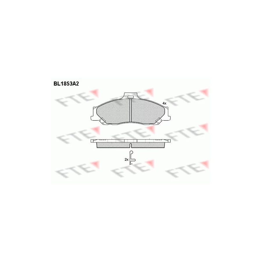 Fte BL1853A2 Brake Pad Set | ML Performance UK Car Parts