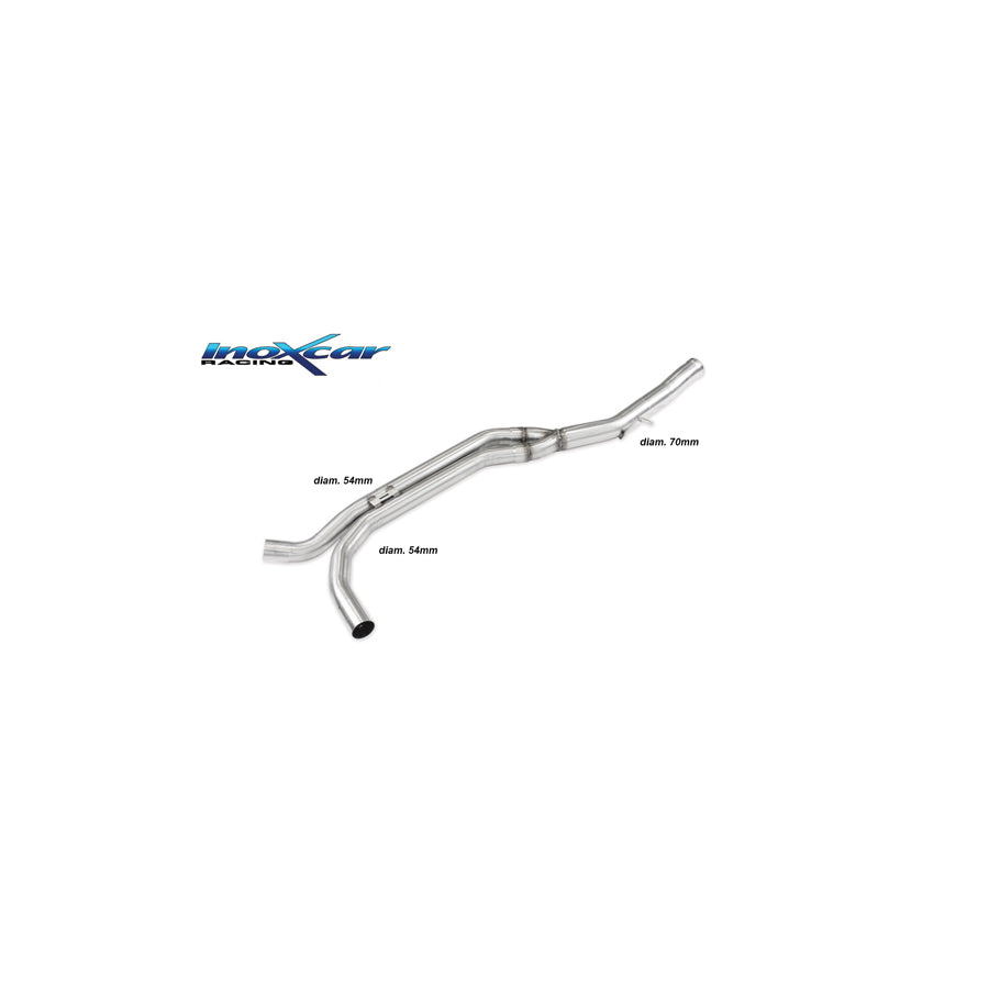 InoXcar TCMACAN Porsche Macan Direct Central Pipe | ML Performance UK Car Parts