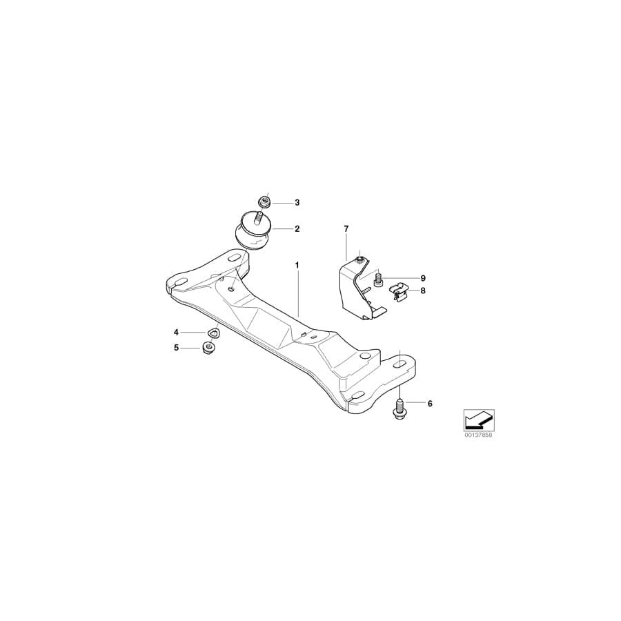 Genuine BMW 11787543744 E46 E85 Bracket For Lambda Probe Cable (Inc. 316ti, 316i & 318Ci) | ML Performance UK Car Parts