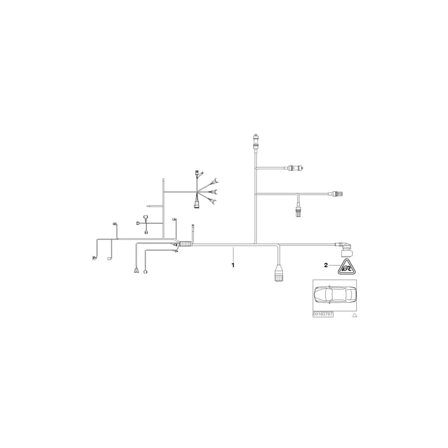 Genuine BMW 12517545210 E87 E91 E90 Wiring Harness, Engine Trans. Module (Inc. 130i, 330xi & 325xi) | ML Performance UK Car Parts