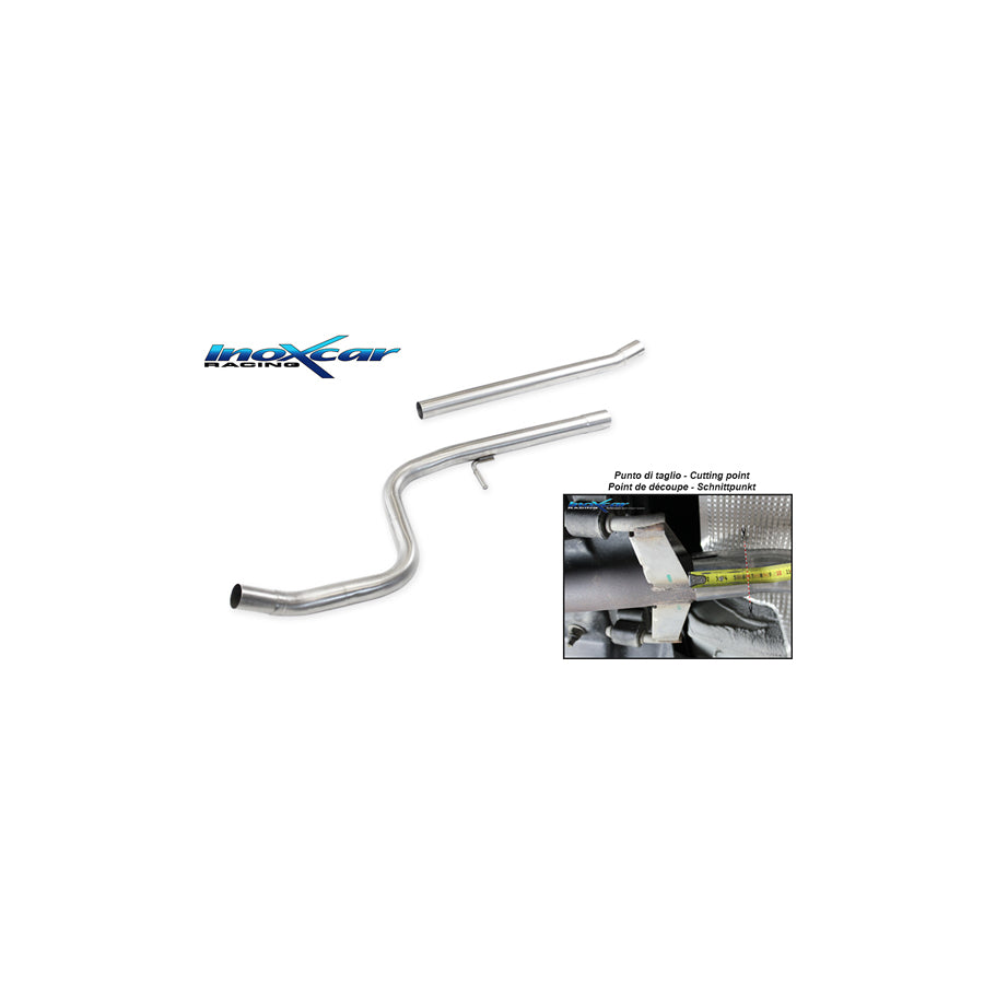 InoXcar TCN208 Peugeot 208 Direct Central Pipe | ML Performance UK Car Parts