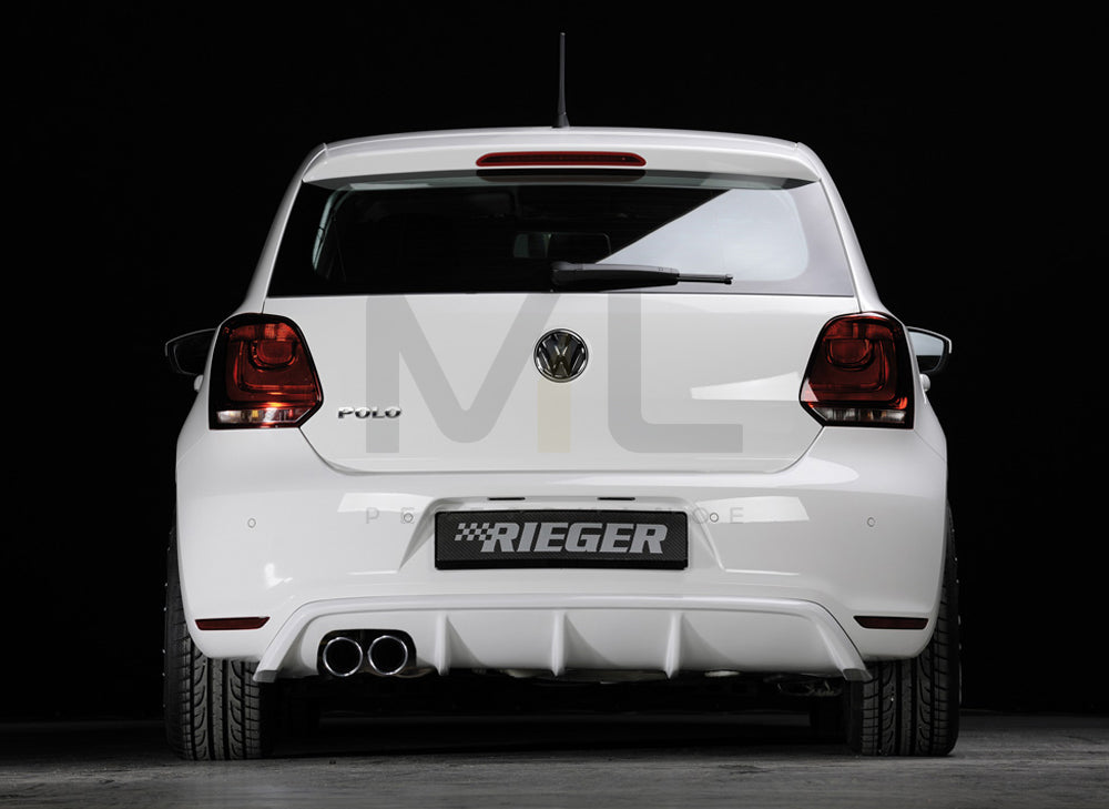 Rieger 00047213 VW 6R Mk6 Polo Rear Diffuser 3 | ML Performance UK Car Parts