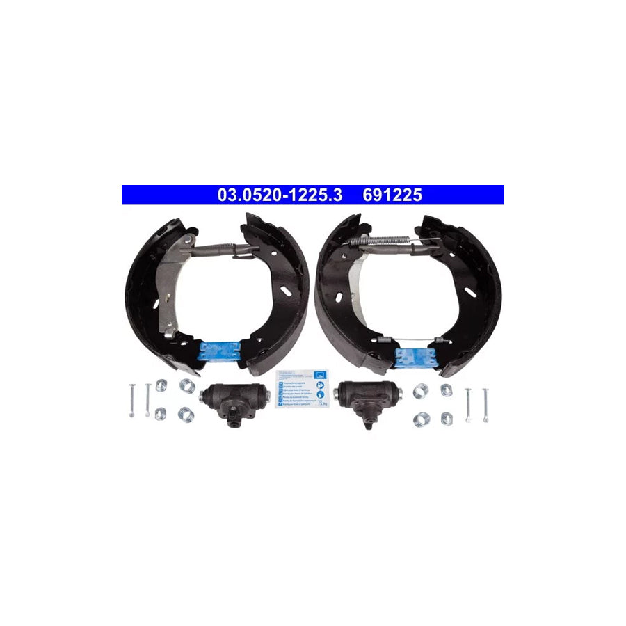 ATE Original Topkit 03.0520-1225.3 Brake Set, Drum Brakes For Ford Transit