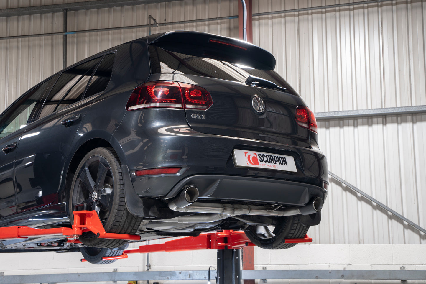 Scorpion SVW071CF VW Resonated Predator Cat-Back System (Golf Mk6 Gti 2.0 Tsi & Edition 35) | ML Performance UK UK